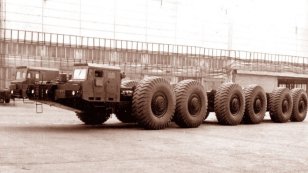 Soviet Mega Machine The Soviets Built a 12-Wheeled Mega Truck With a 42.4L Engine and 220 ...