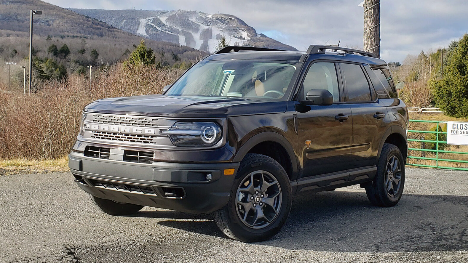 Ford Bronco Sport interior with modern infotainment screen and rugged styling elements