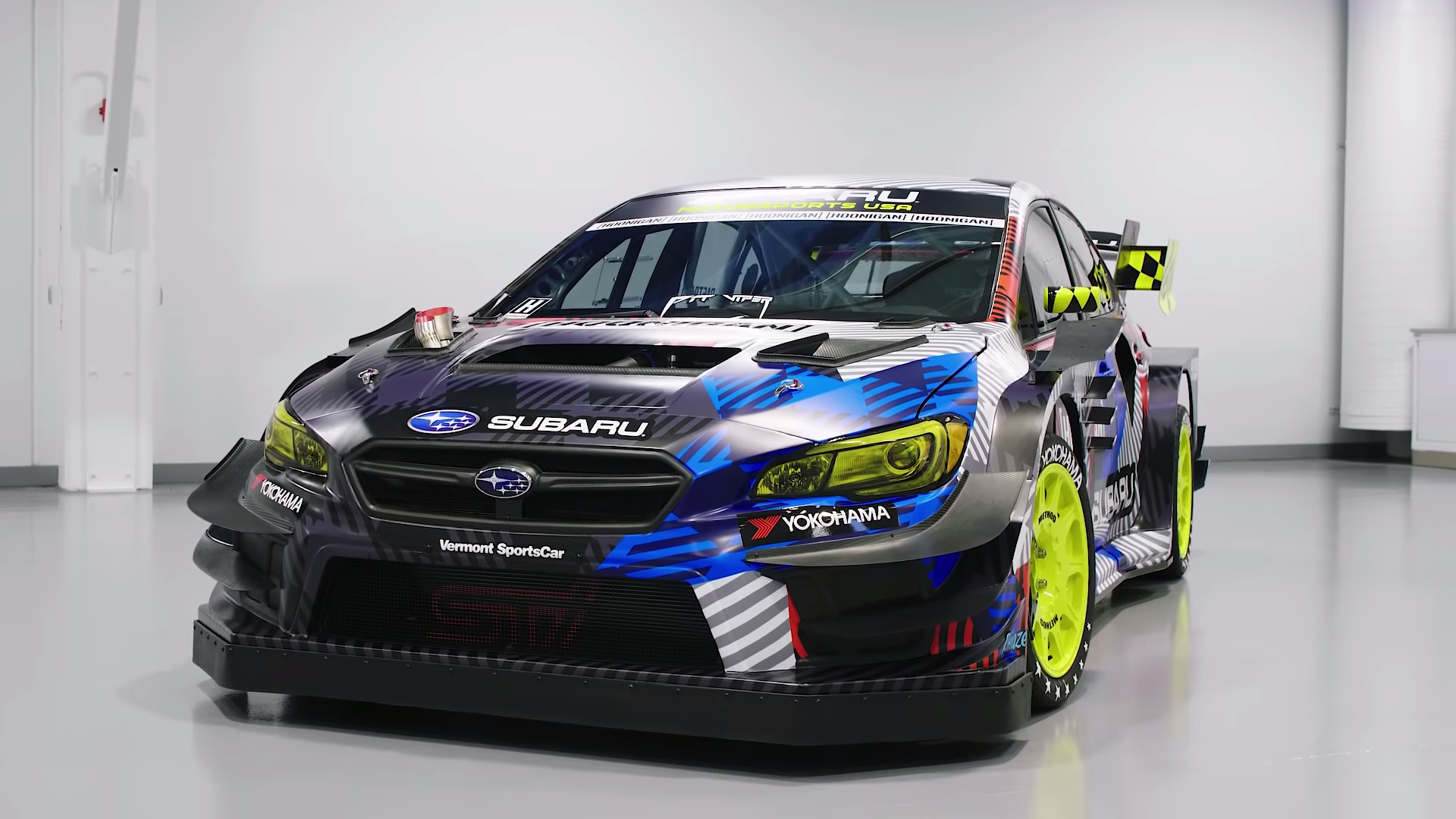 特撮 wrx The Aero on Travis Pastrana's Subaru WRX STI Gymkhana 11 Car Is