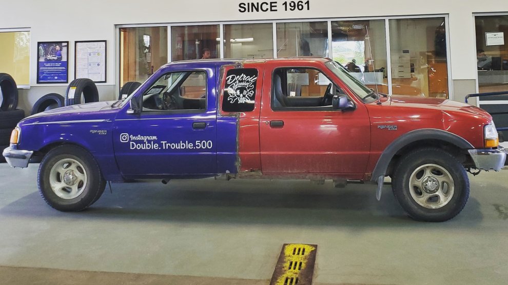 Ford Ranger Rallycross Two-Headed Ford Ranger Rally Truck Proves You Can Do a Lot With Three ...