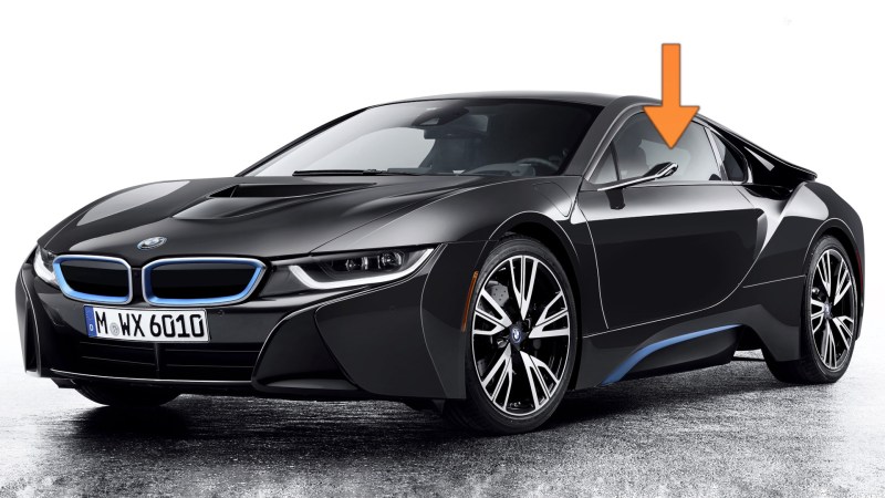 BMW Patents ‘Virtual’ Side Mirror That Projects Image on Window Glass