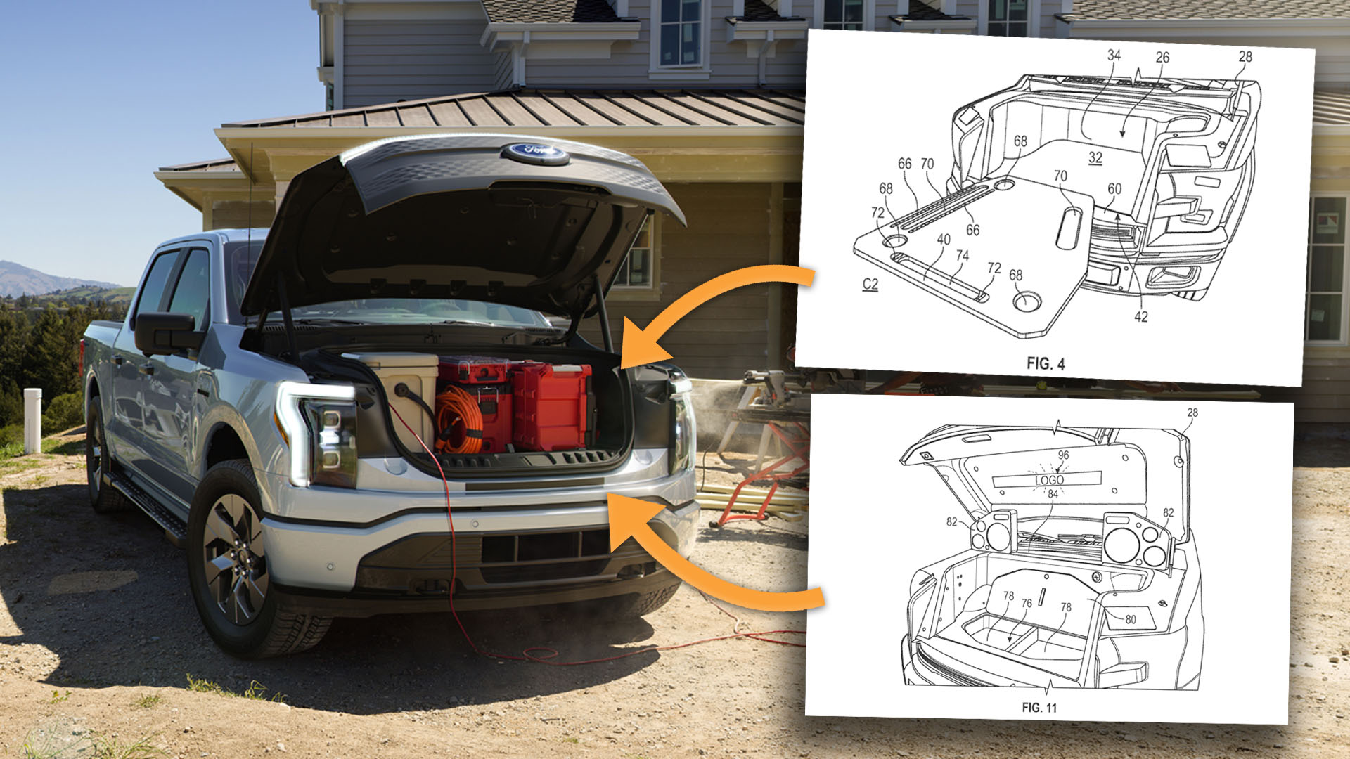 Ford F150 Lightning's 'Mega Power Frunk' Could Get Killer Tailgating Setup