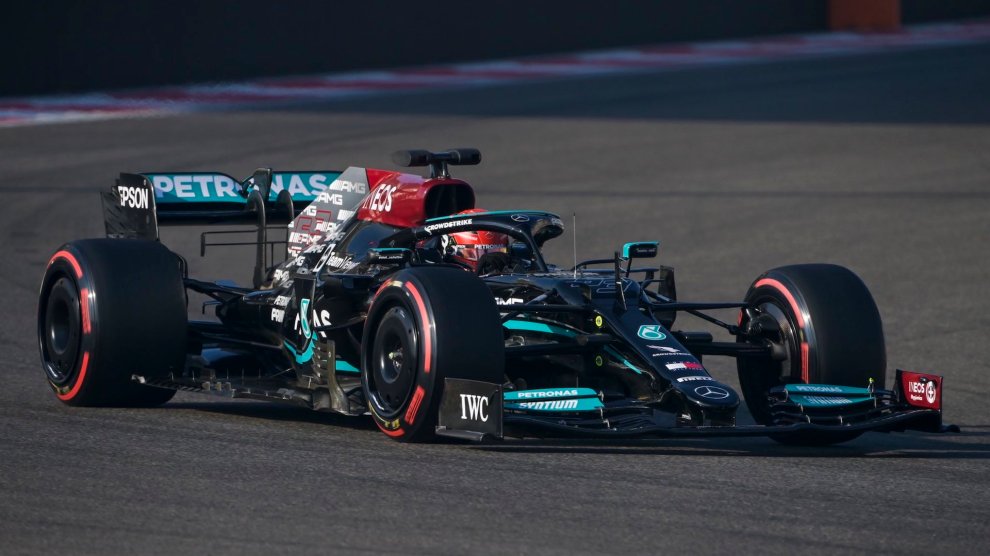 Mercedes' New F1 Aero Wheel Covers Look Like Steelies