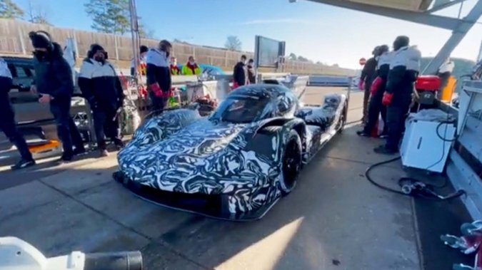 Lmh Prototype Porsche’s New LMDh Prototype Sounds Nasty During Track Testing