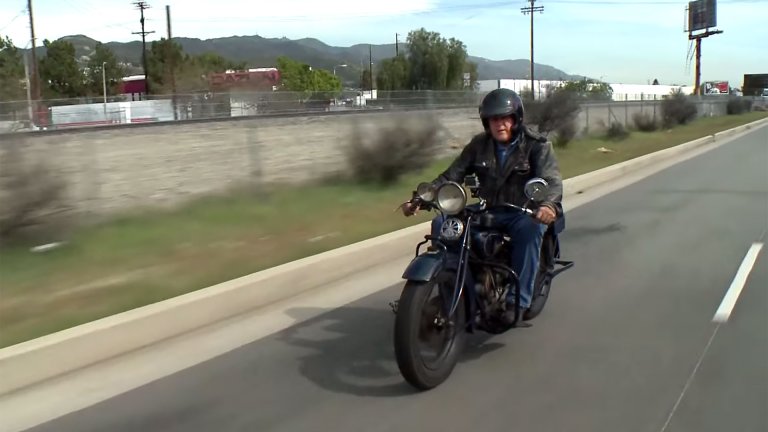 Jay Leno Explains Why His 1931 Indian Scout Is the Great American Bike