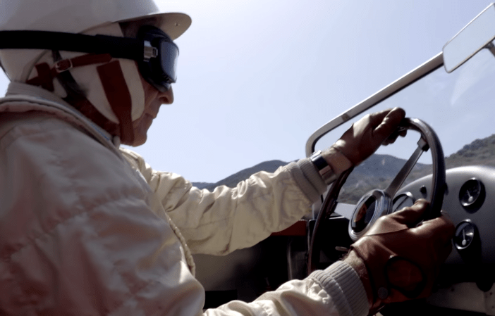 Vintage Porsche. Derek Bell. Sicily.