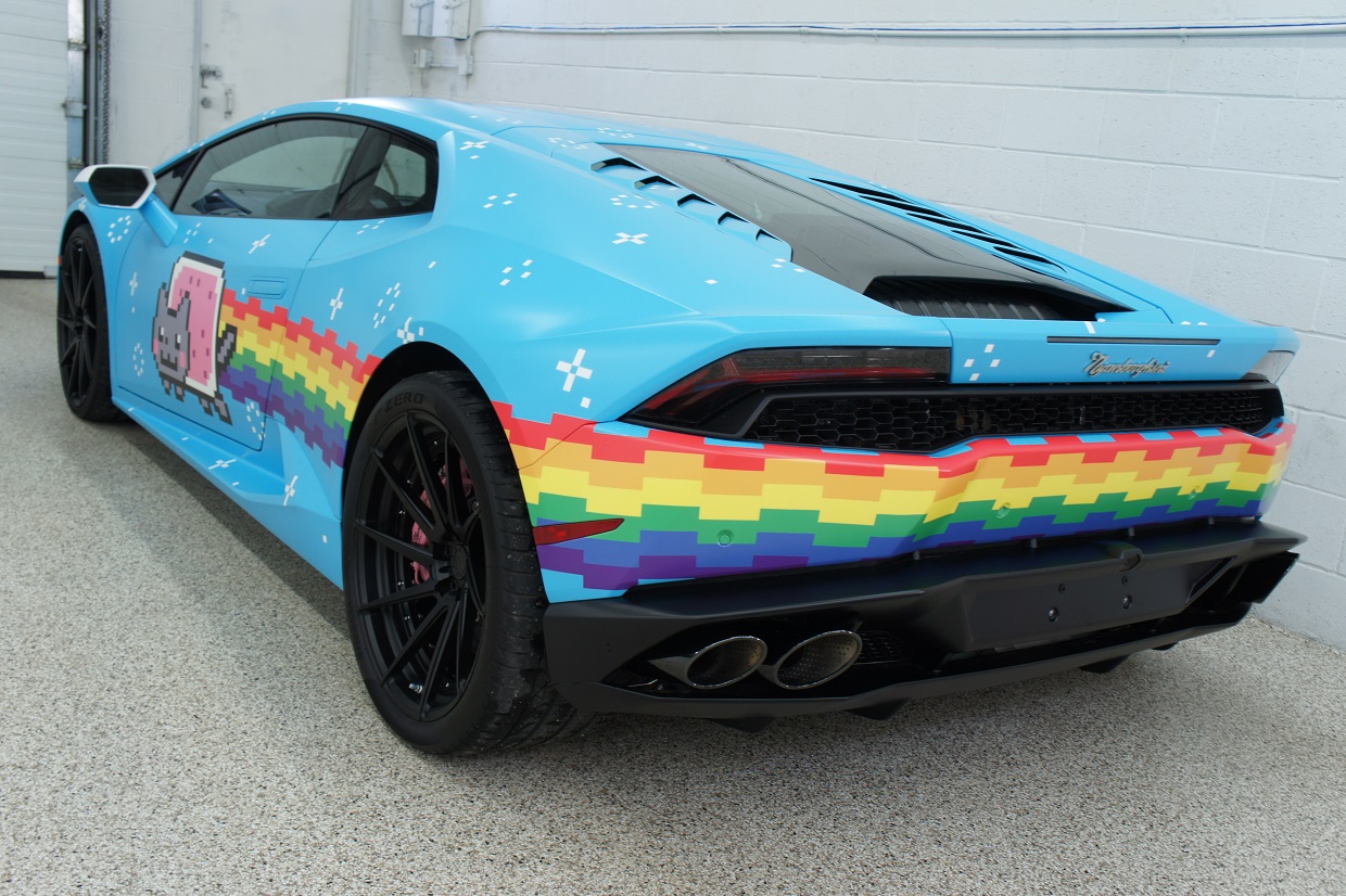 You Can Buy Deadmau5's Nyan Cat-Themed Lamborghini Huracan Right Now