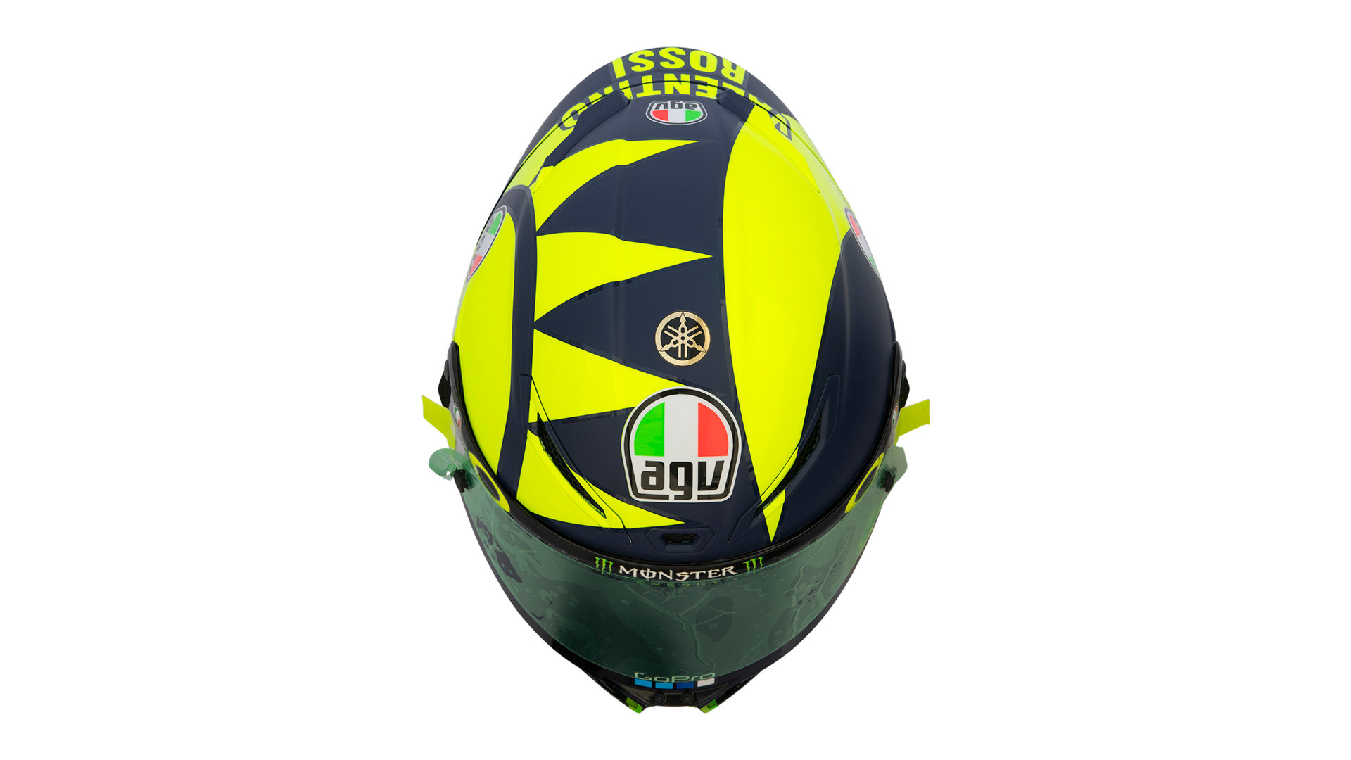 Valentino Rossi Unveils New 'Soleluna' Design on AGV Pista GP R Helmet