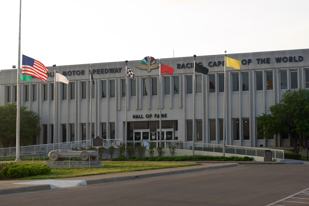 The IMS Museum and Hall of Fame looking magnificent as usual.