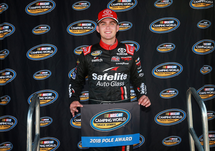 Noah Gragson on the pole