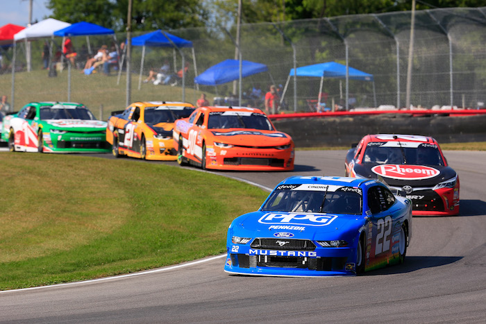 Austin Cindric leads at Mid-Ohio
