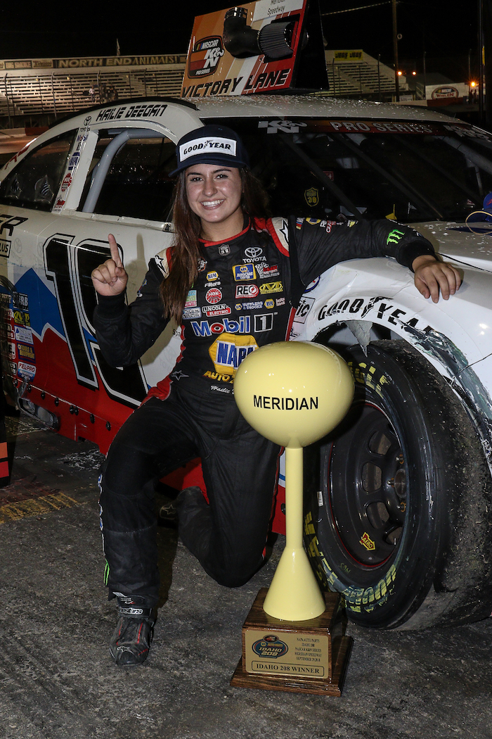 Hailie Deegan wins