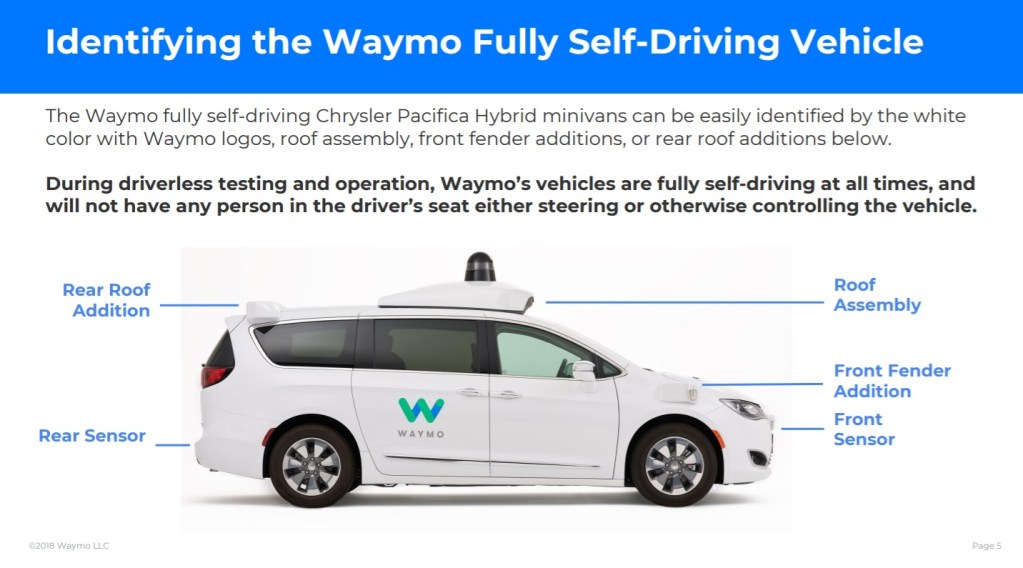 Waymo Releases Guidelines for Autonomous Vehicle Tech Crash Response