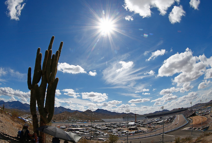 ISM Raceway under Phoenix sun.