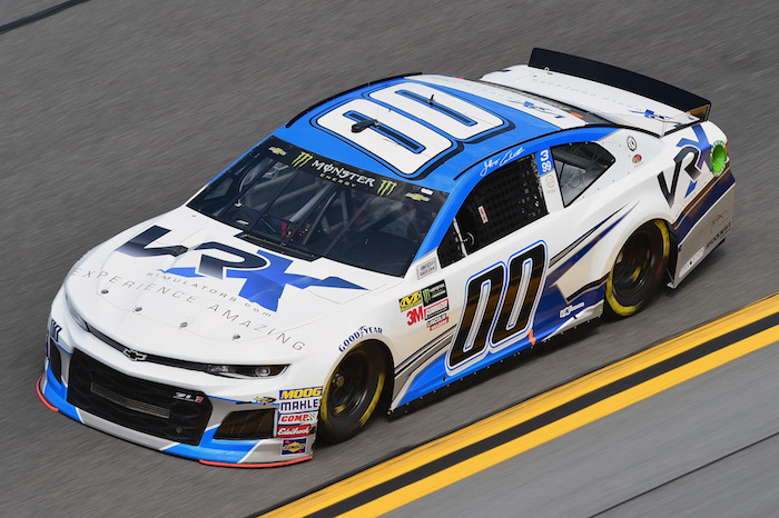 Jeffrey Earnhardt in one of the three cars he drove in 2018