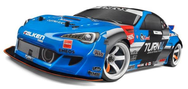 HPI RS4 Sport 3 Drift Dai Yoshihara Subaru BRZ RC Drift Car.