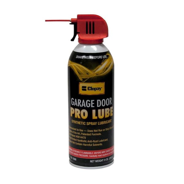 what is the best lubricant for garage door rollers Garage Door Pro SL Spray Grease Lubricant 9oz Can, Use This lube on Springs  Rollers Hinges and Locks main image 0